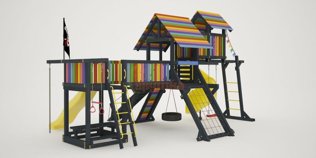 Детская площадка Савушка 8 BLACK